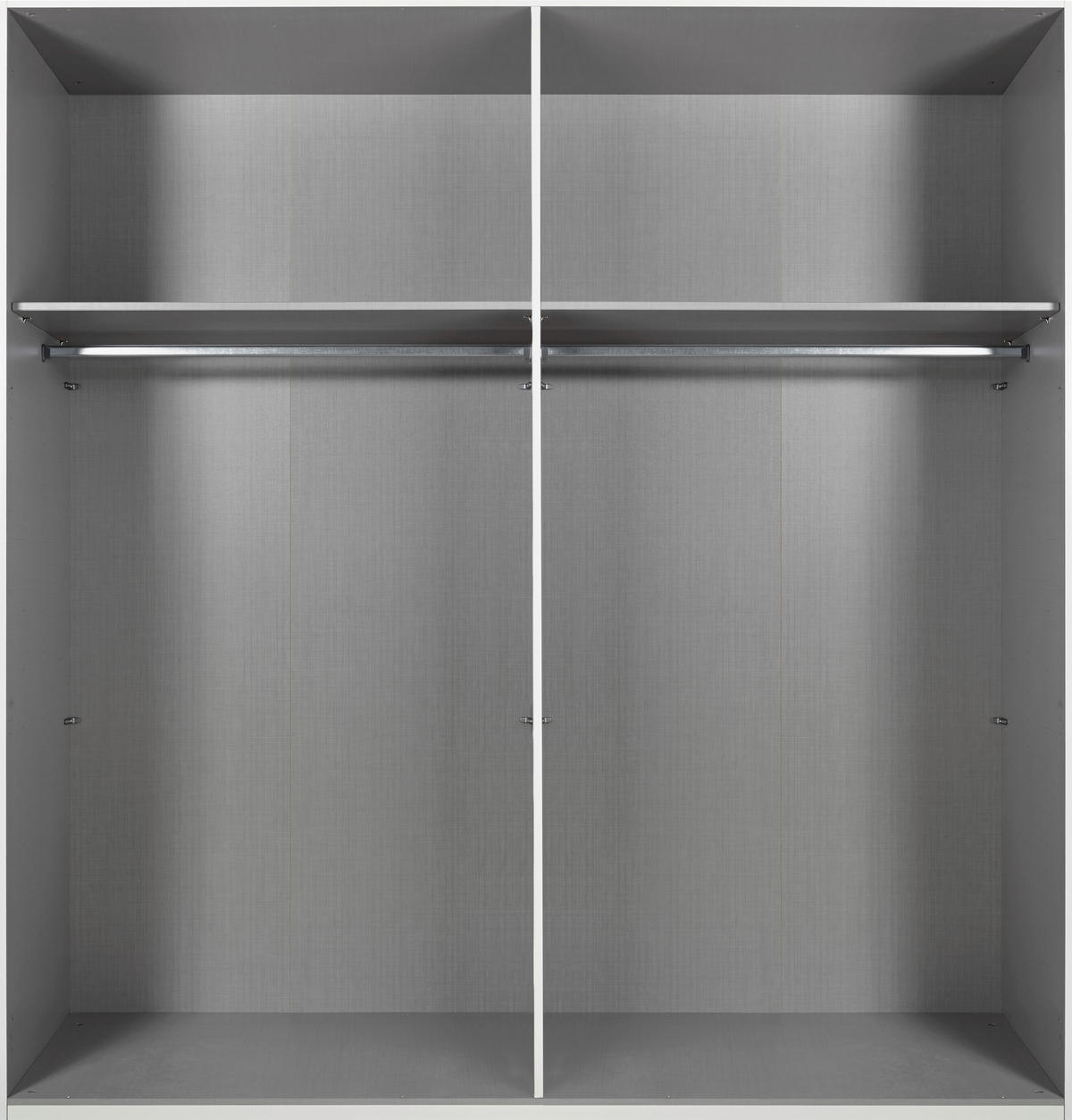 SCHWEBETÜRENSCHRANK  in Grau, Sahara  - Schwarz/Grau, KONVENTIONELL, Holzwerkstoff/Metall (180/236/65cm) - Carryhome