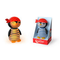 KINDER-NACHTLICHT 8,2/12/7,7 cm   - Blau/Schwarz, Basics, Kunststoff (8,2/12/7,7cm)