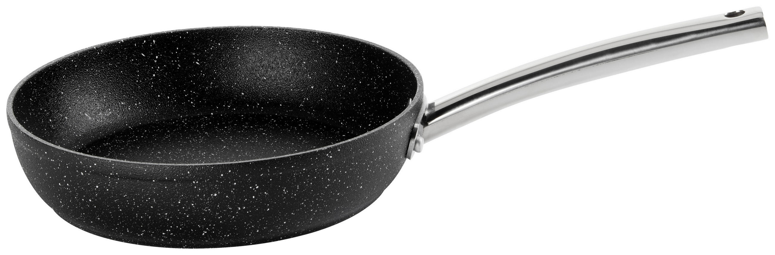 PONEV 24 cm prevleka proti prijemanju Greblon®  - barve nerjavečega jekla/črna, Basics, kovina (24cm) - Homeware Profession.