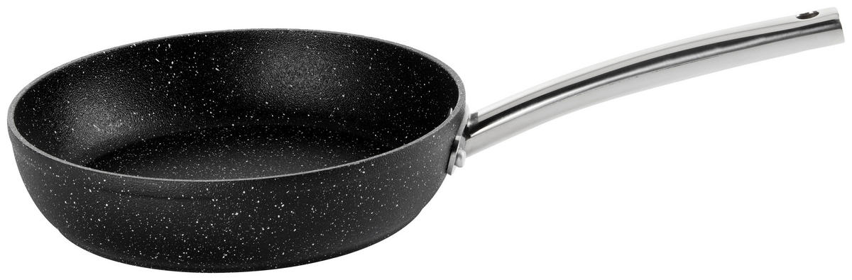 PONEV 24 cm prevleka proti prijemanju Greblon®  - barve nerjavečega jekla/črna, Basics, kovina (24cm) - Homeware Profession.
