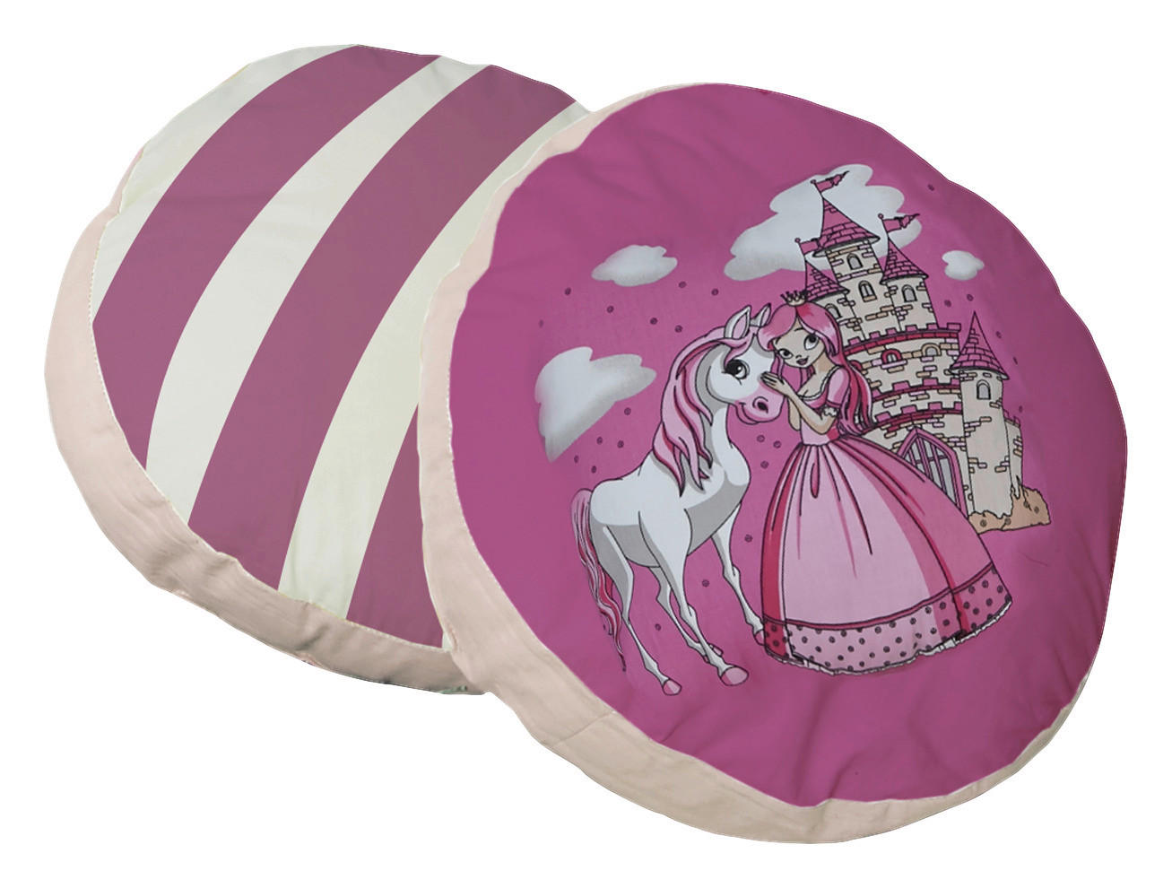 KINDERKISSEN  40/40 cm   - Pink, KONVENTIONELL, Textil (40/40cm) - MID.YOU
