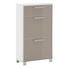 SCHUHSCHRANK 60/108/31 cm - Taupe/Chromfarben, Design, Glas/Holzwerkstoff (60/108/31cm) - Novel SCHUHSCHRANK 60/108/31 cm - Taupe/Chromfarben, Design, Glas/Holzwerkstoff (60/108/31cm) - Novel