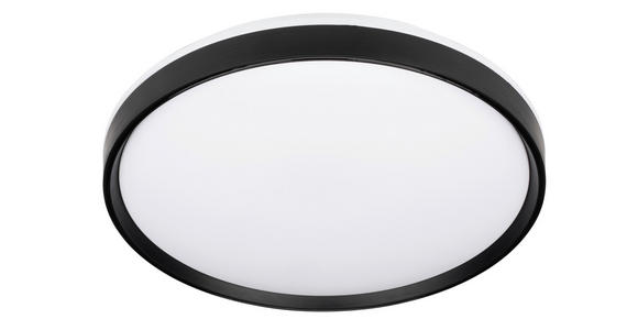 LED-DECKENLEUCHTE 48/7 cm - Schwarz/Weiß, Trend, Kunststoff/Metall (48/7cm) - Novel