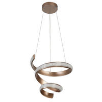  37/150 cm  - cappuccino/transparent, Design, plastic/metal (37/150cm) - Novel