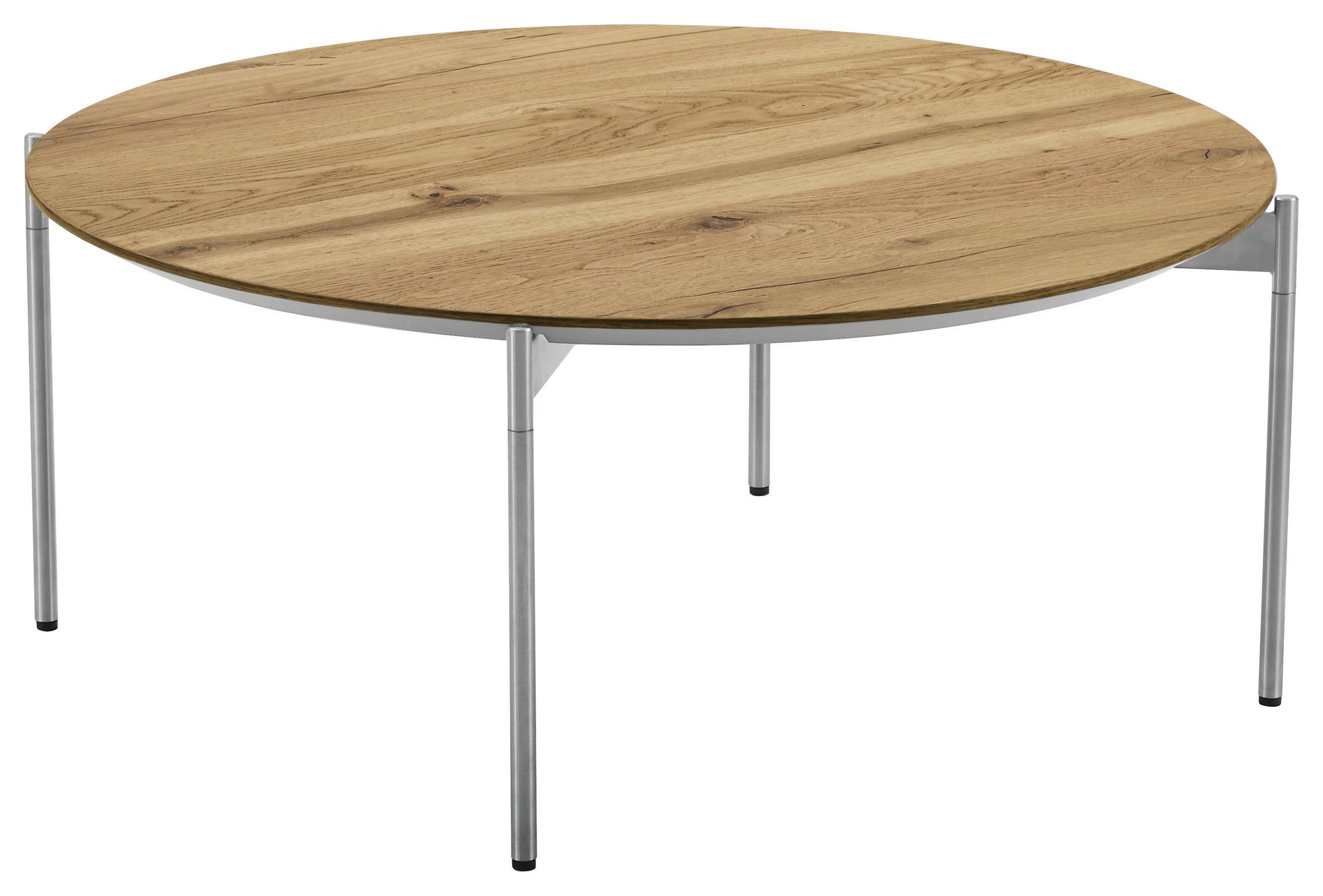 Couchtisch in Holz, Metall 83/83/42 cm