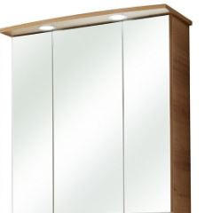 DULAP CU OGLINDĂ 90/70,3/14,9 cm  - culoare lemn stejar, Basics, sticlă/material pe bază de lemn (90/70,3/14,9cm) - Sadena