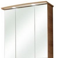DULAP CU OGLINDĂ 90/70,3/14,9 cm  - culoare lemn stejar, Basics, sticlă/material pe bază de lemn (90/70,3/14,9cm) - Sadena