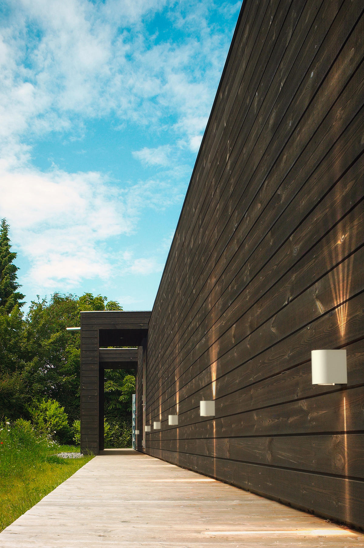 LED-AUßENLEUCHTE Canto   - Weiß, Design, Metall (10,4/8,7/10cm) - Nordlux