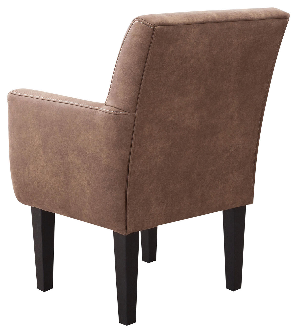 SESSEL in Mikrofaser Braun  - Beige/Schwarz, Konventionell, Holz/Textil (66/97/71cm) - Sit & More