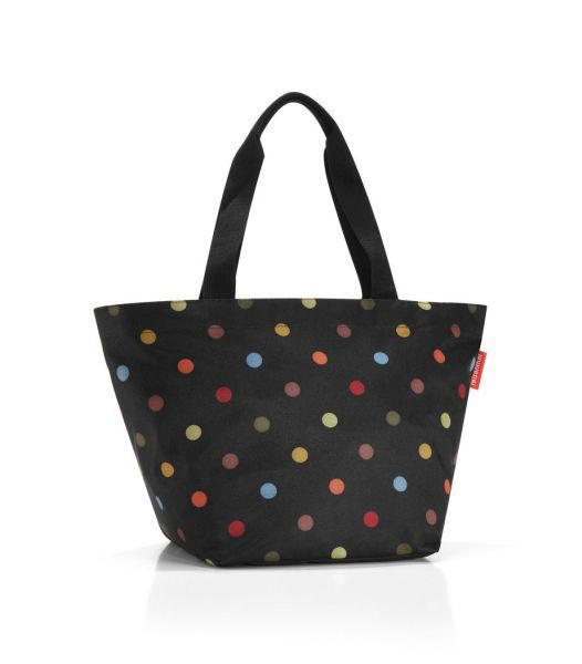 Reisenthel Shopper Shopper M dots Schwarz, Mehrfarbig 51x30.5x26 cm