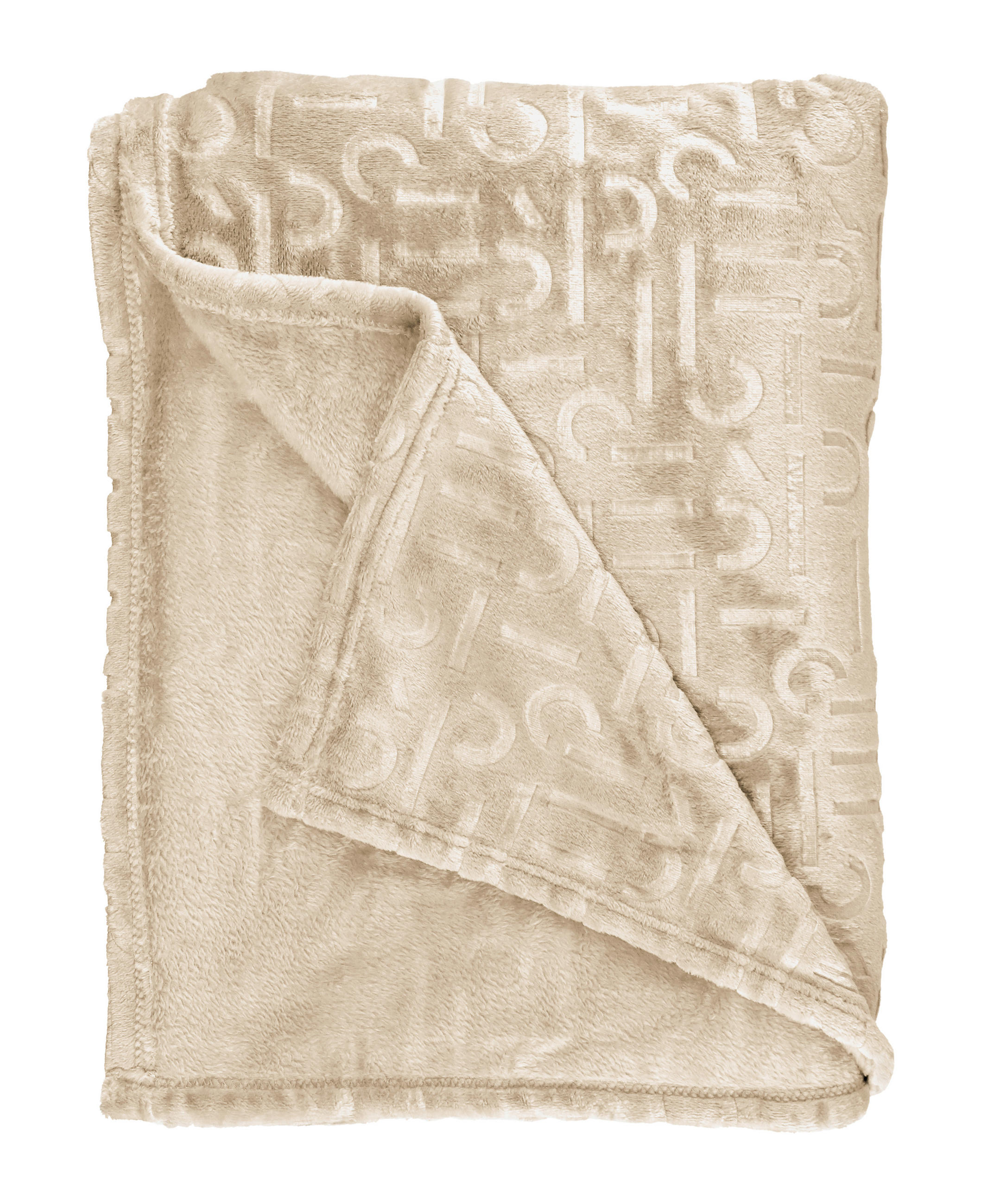 PLAID E-Scatter sand 140/190 cm  - Sandfarben/Beige, Design, Textil (140/190cm) - Esprit