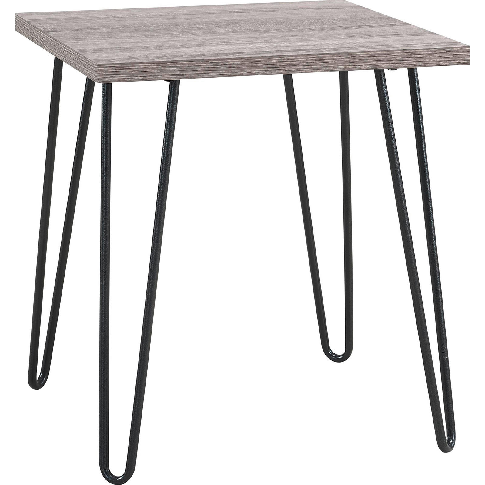 BEISTELLTISCH 49/49/55 cm Grau, Eichefarben  - Eichefarben/Grau, Design, Papier/Holzwerkstoff (49/49/55cm) - MID.YOU