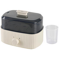 EIERKOCHER  - Creme, Trend, Kunststoff/Metall (19,6/16,1/15,3cm) - Homeware Profession.