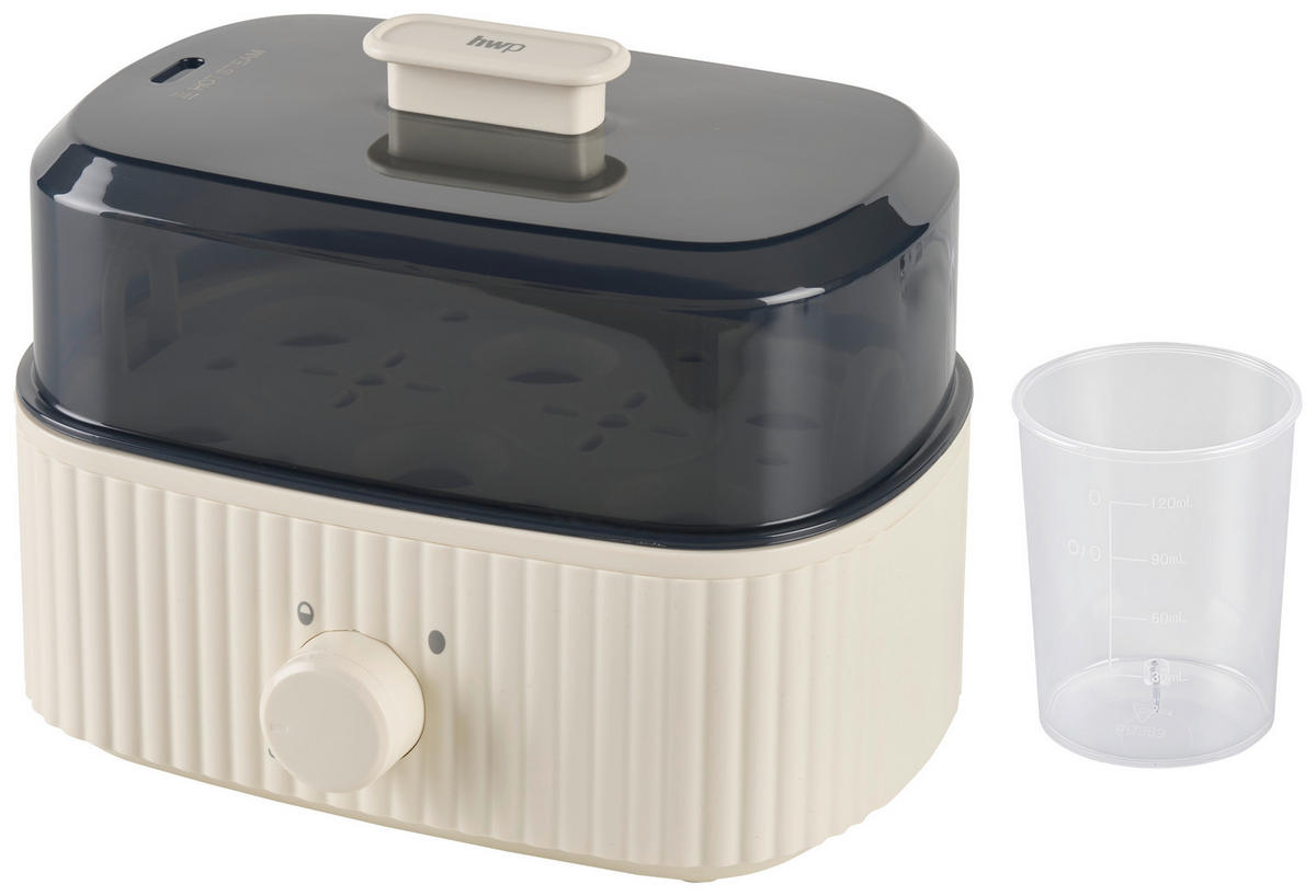 EIERKOCHER  - Creme, Trend, Kunststoff/Metall (19,6/16,1/15,3cm) - Homeware Profession.