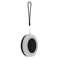 SOLÁRNÍ SVÍTIDLO 12,5/2,75 cm - bílá/černá, Design, kov/textil (12,5/2,75cm) - Globo