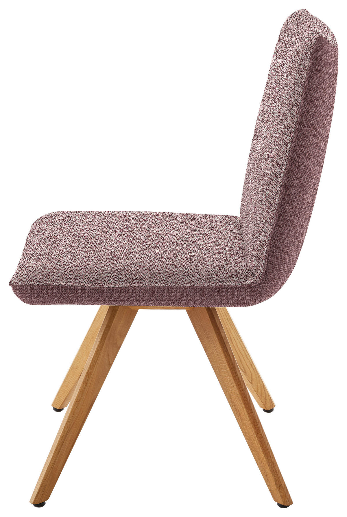 STUHL in Holz, Textil Altrosa  - Eichefarben/Altrosa, Design, Holz/Textil (48/91/63cm) - Koinor