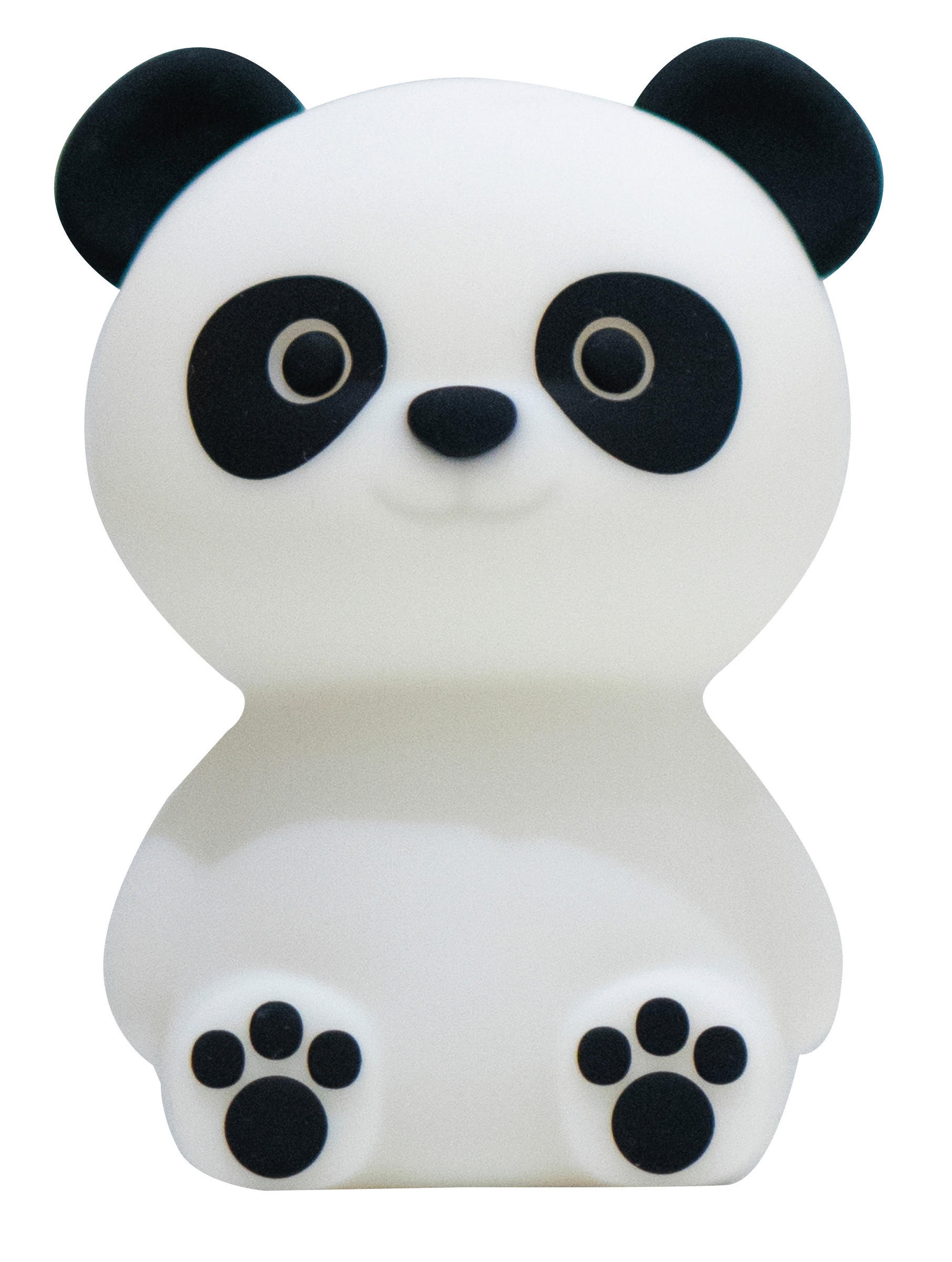 KINDER-NACHTLICHT Paddy Panda 9/12/9 cm   - Weiß, KONVENTIONELL, Kunststoff (9/12/9cm) - P & B