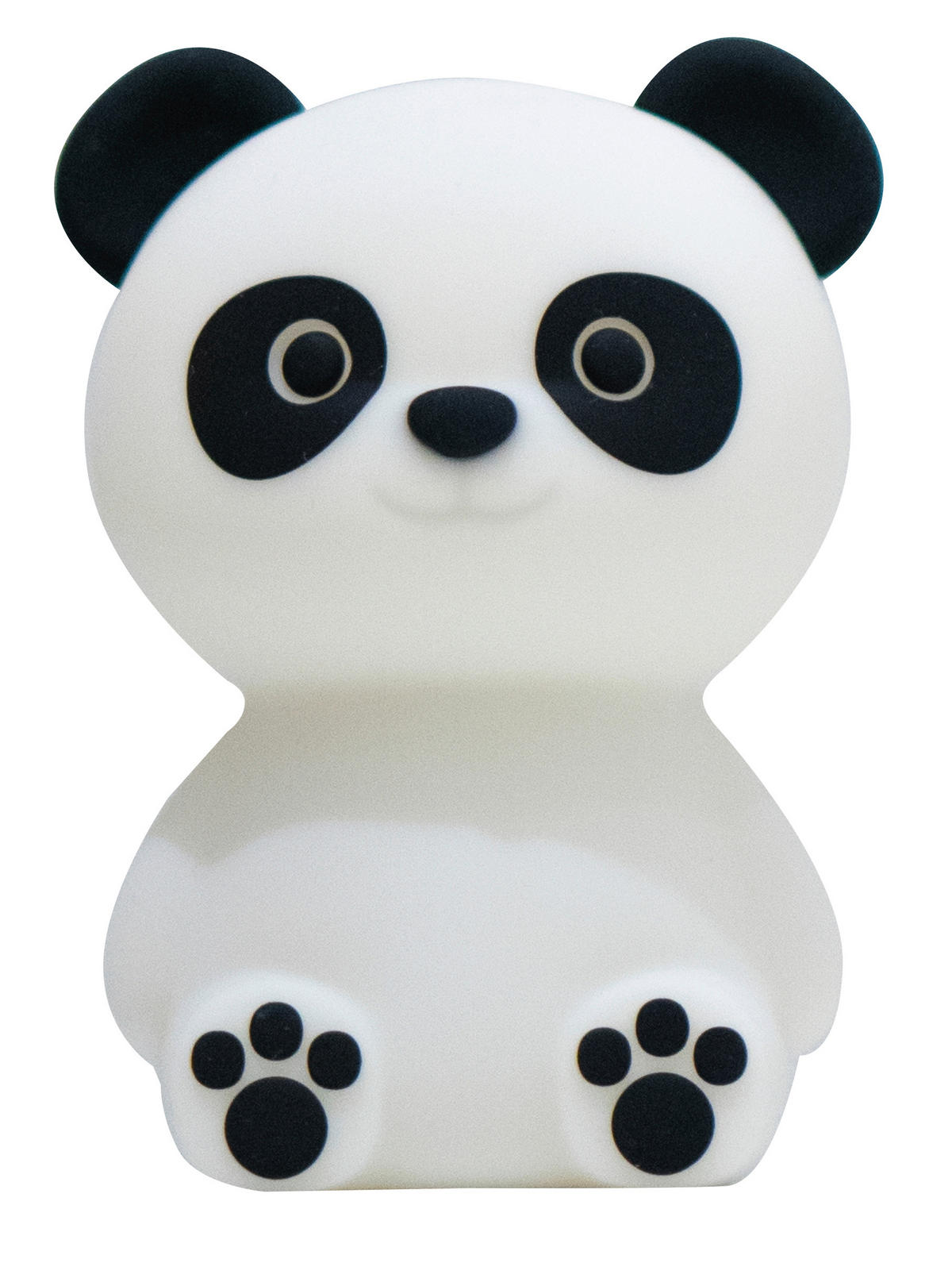 KINDER-NACHTLICHT Paddy Panda 9/12/9 cm   - Weiß, KONVENTIONELL, Kunststoff (9/12/9cm) - P & B