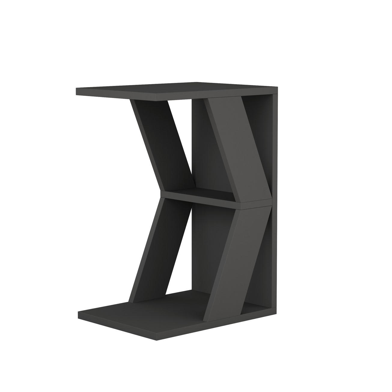 Livetastic Beistelltisch Anthrazit 30x57x40 cm