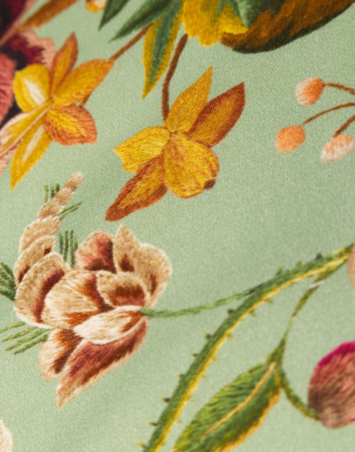 BETTWÄSCHE Rosanella 155/220 cm  - Grün, Basics, Textil (155/220cm) - Essenza