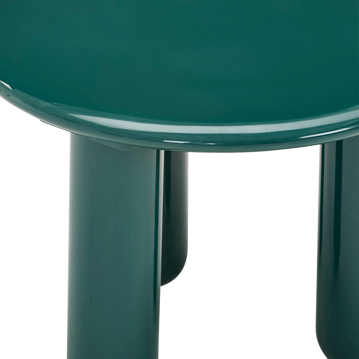 BEISTELLTISCH 60/60/45 cm Dunkelgrün rund  - Dunkelgrün, Design, Holzwerkstoff (60/60/45cm) - Novel