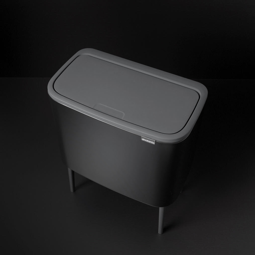 ODPADKOVÝ KÔŠ  34 l - čierna, Basics, kov/plast (54/68/31,5cm) - Brabantia