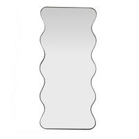 WANDSPIEGEL 80/180/2,5 cm  - Schwarz, Design, Glas/Holzwerkstoff (80/180/2,5cm) - MID.YOU