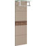 GARDEROBENPANEEL Nussbaum furniert Hellbraun, Nussbaumfarben - Hellbraun/Nussbaumfarben, Design, Glas/Holz (60/192/30cm) - Cassando GARDEROBENPANEEL Nussbaum furniert Hellbraun, Nussbaumfarben - Hellbraun/Nussbaumfarben, Design, Glas/Holz (60/192/30cm) - Cassando