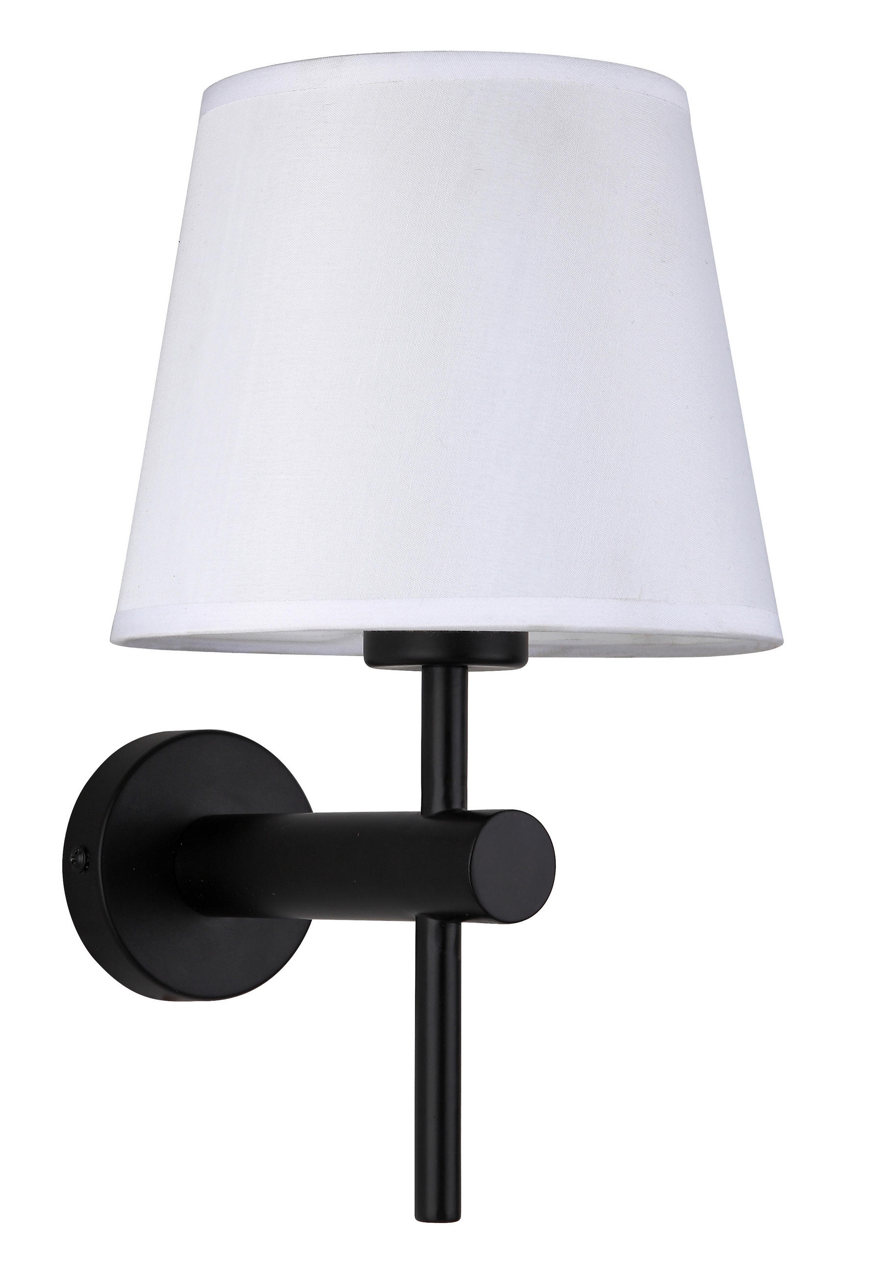 VÄGGLAMPA Tivoli   - svart, Klassisk, textil (31.5/18/22cm)