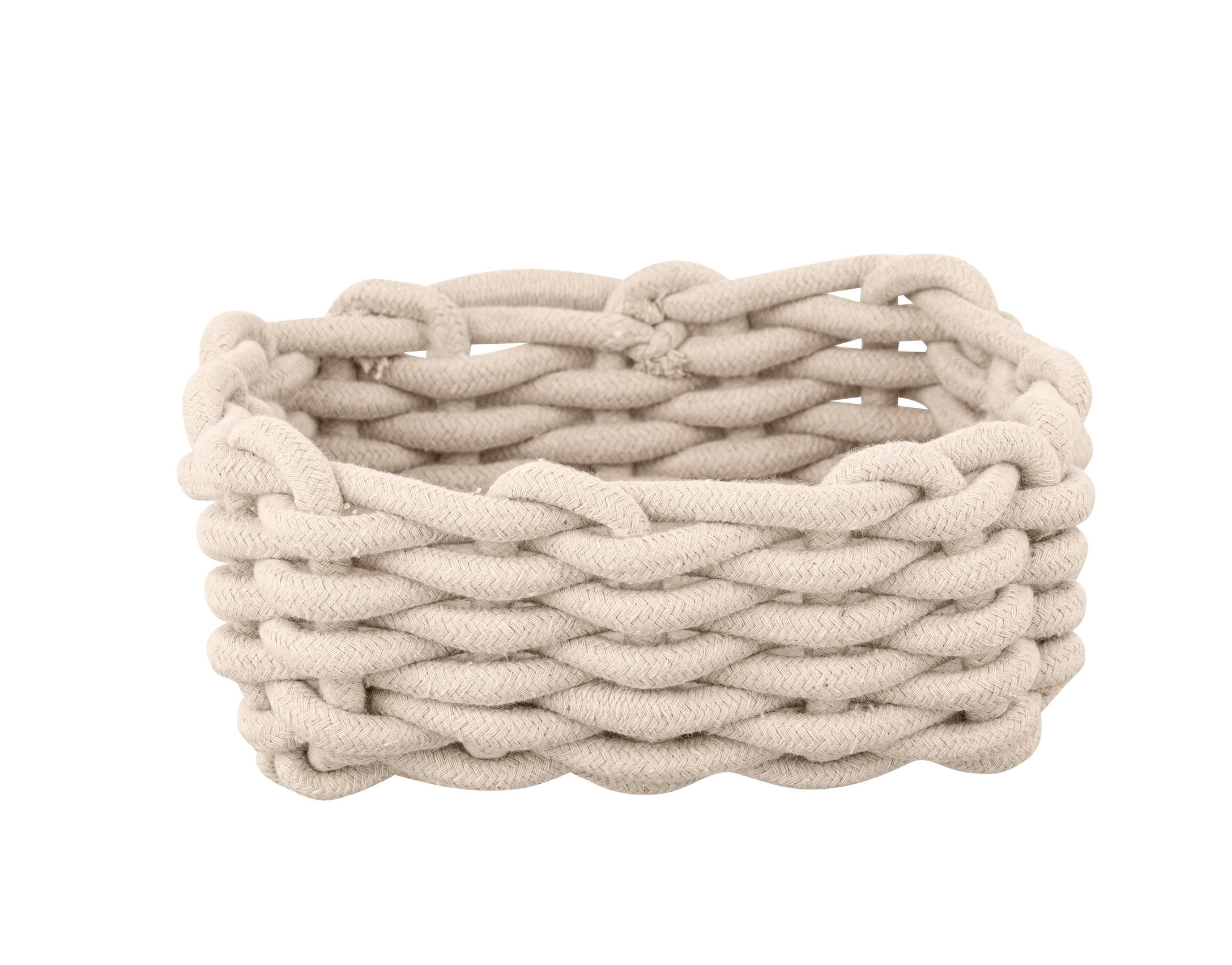 AUFBEWAHRUNGSKÖRBCHEN     - Creme, KONVENTIONELL, Textil (21,5/7,5/21,5cm) - Schöner Wohnen