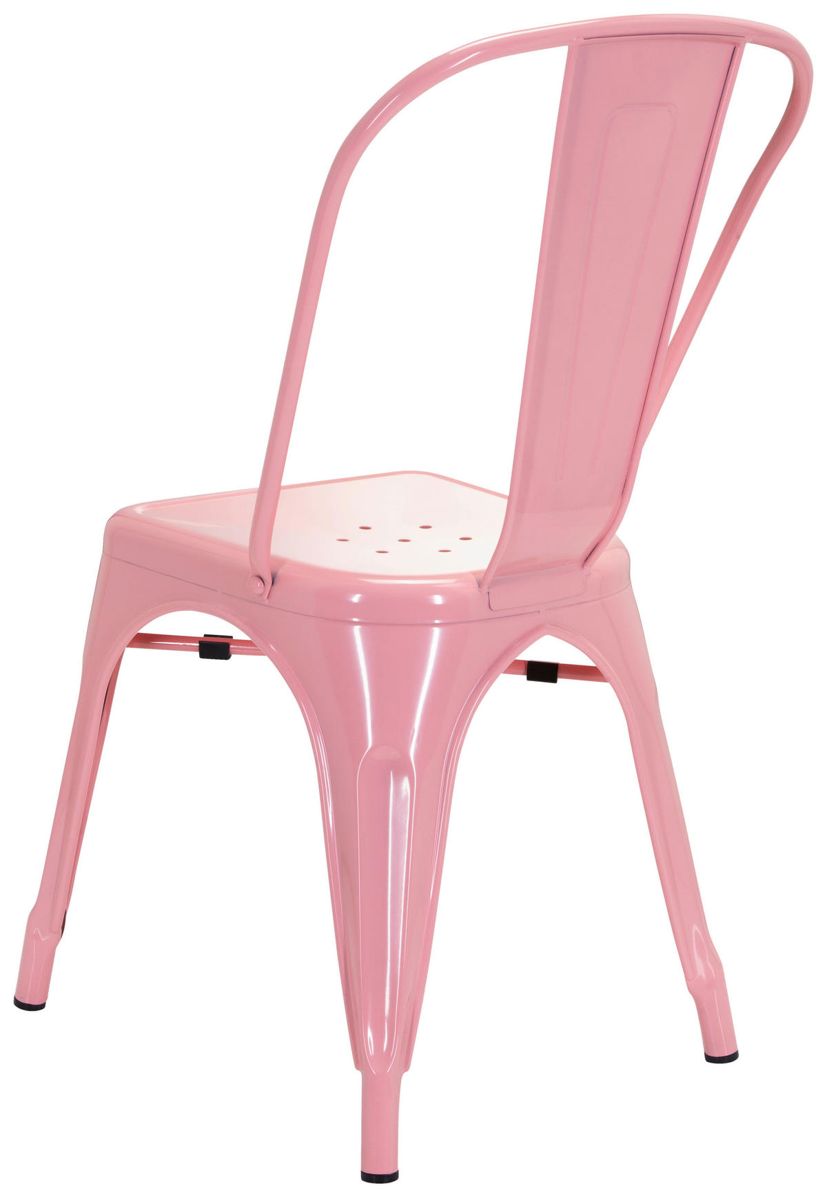 STOL  stapelbar   rosa  - rosa, Basics, metall (44/84/54cm) - MID.YOU