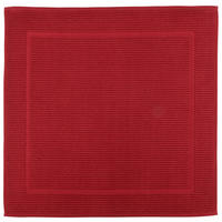 Covoraș De Baie  50/60 cm  culoare lemn cireș, bordo   - bordo/culoare lemn cireș, Basics, textil (50/60cm) - Bio:Vio