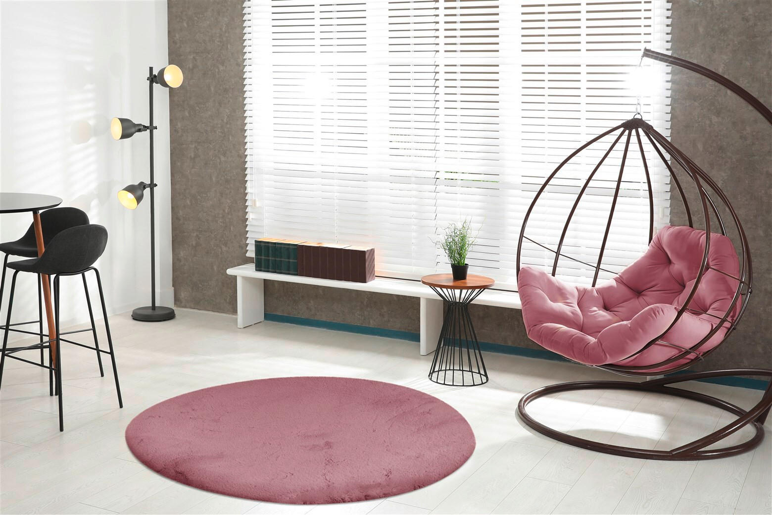 HOCHFLORTEPPICH 120 cm Rabbit Light 525 Rosa Rosa  - Rosa, KONVENTIONELL, Textil (120cm)