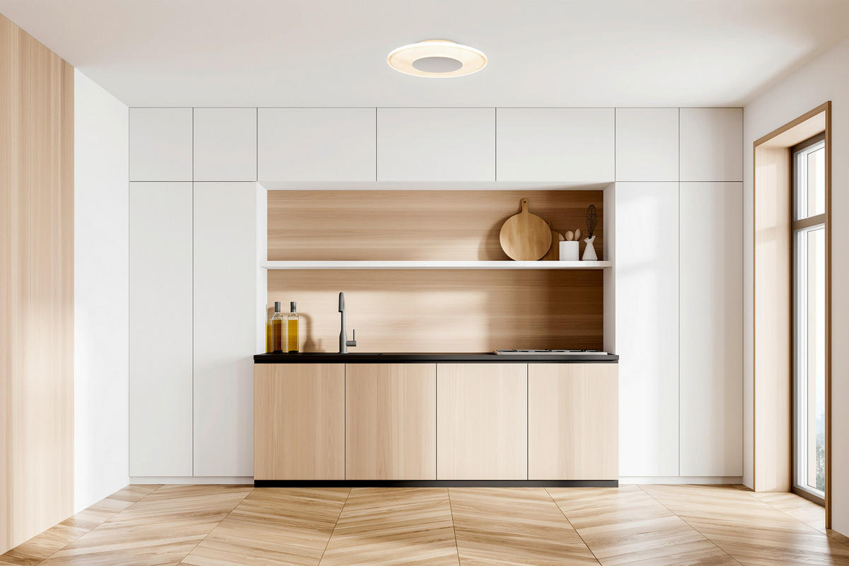 DECKENLEUCHTE 29/5 cm   - Weiß, KONVENTIONELL, Kunststoff/Metall (29/5cm) - Näve