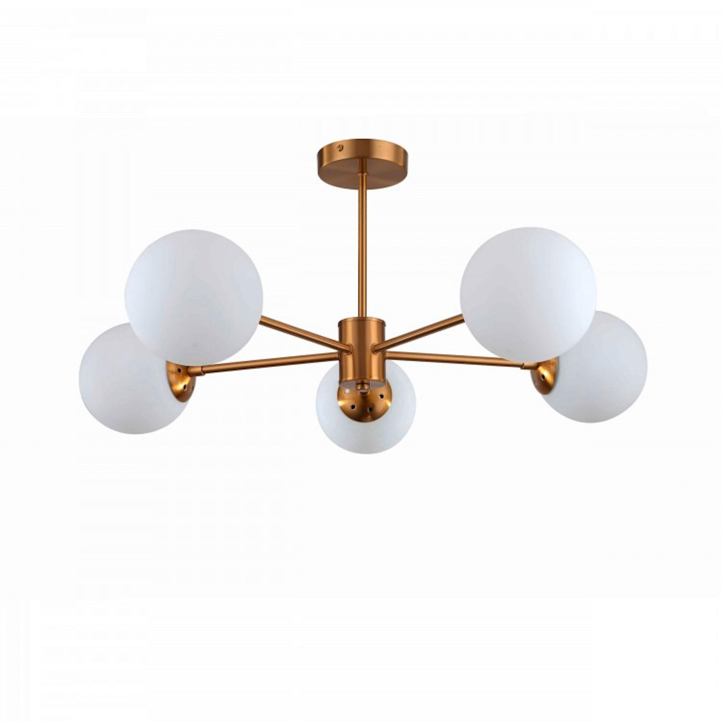 DECKENLEUCHTE  78.5/30 cm    - Goldfarben, Basics, Metall (78.5/30cm)