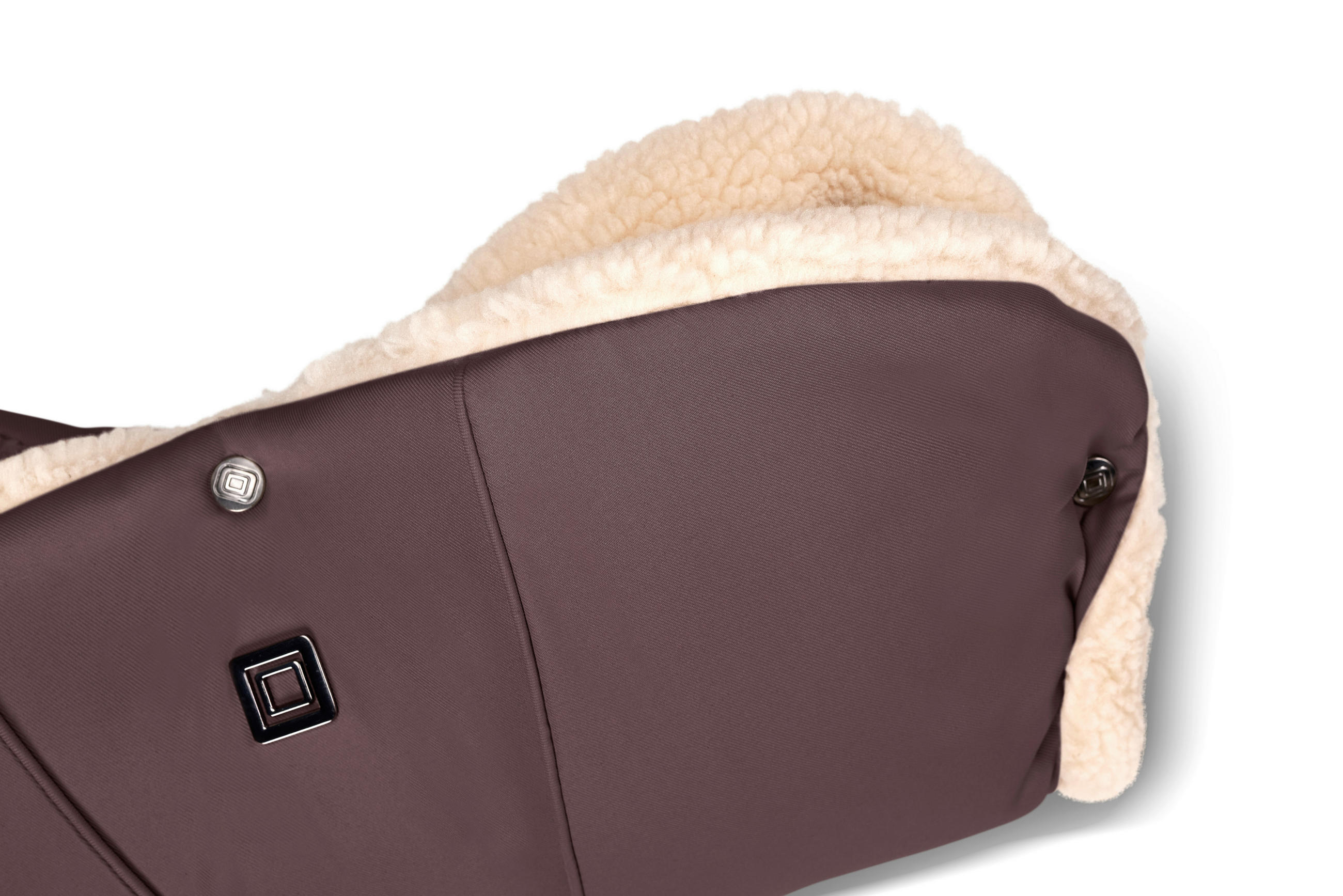 MUFF Handmuff  - Dunkelbraun, Basics, Textil (51/7/24cm) - Moon