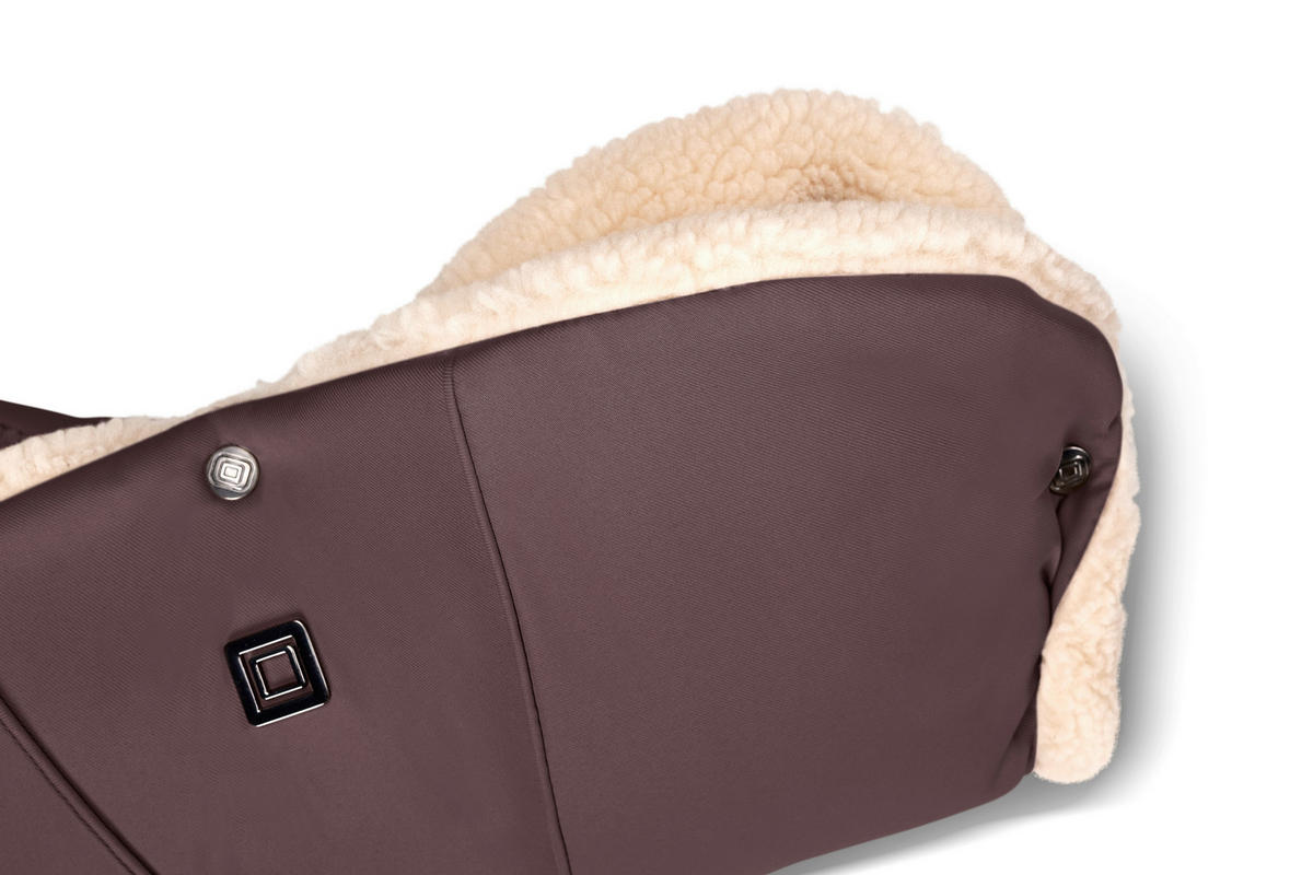 MUFF Handmuff  - Dunkelbraun, Basics, Textil (51/7/24cm) - Moon