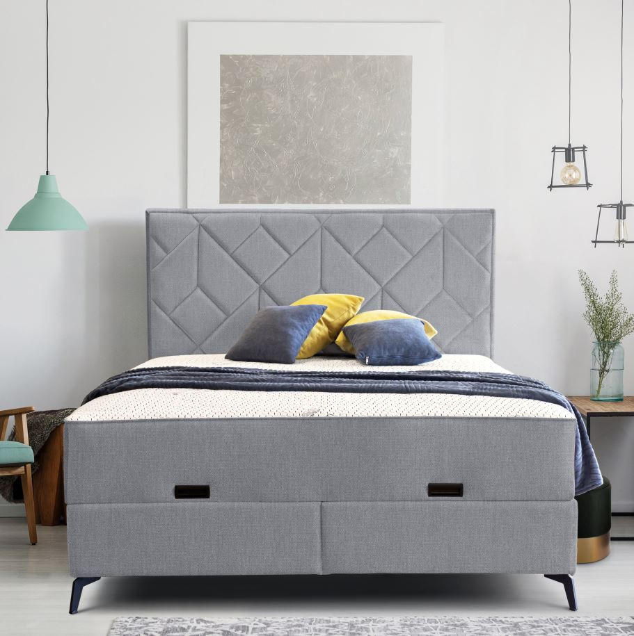TAPACIRANI KREVET 160/200 cm - Moderno, drvo/metal (160/200cm) - Hom`in