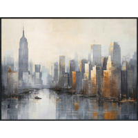 ÖLGEMÄLDE Landschaft & Natur 120/90 cm  - Beige/Schwarz, Trend, Holz/Kunststoff (120/90cm) - Monee