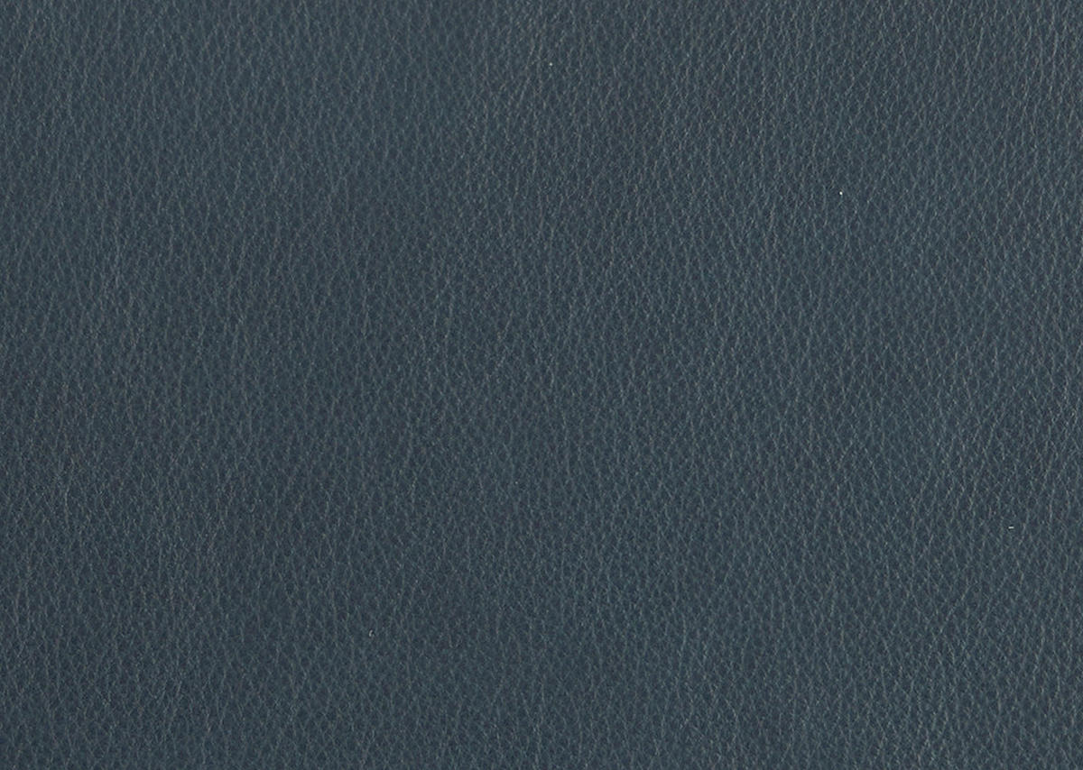 ECKSOFA Echtleder Dunkelblau  - Schwarz/Dunkelblau, Design, Leder/Metall (304/201cm) - Belluti