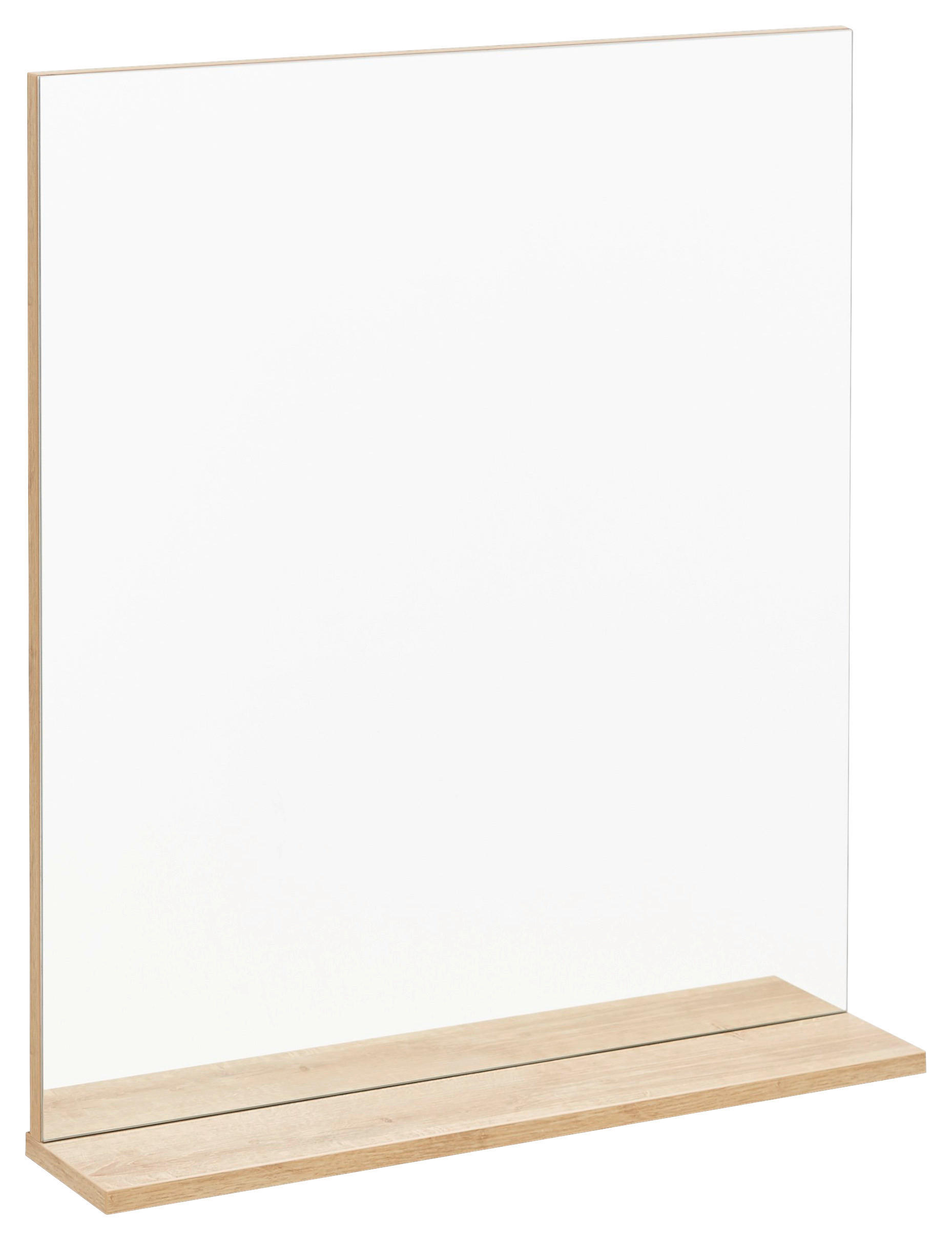 WANDSPIEGEL 60/69,5/11 cm  - Eichefarben, MODERN, Glas/Holzwerkstoff (60/69,5/11cm) - MID.YOU
