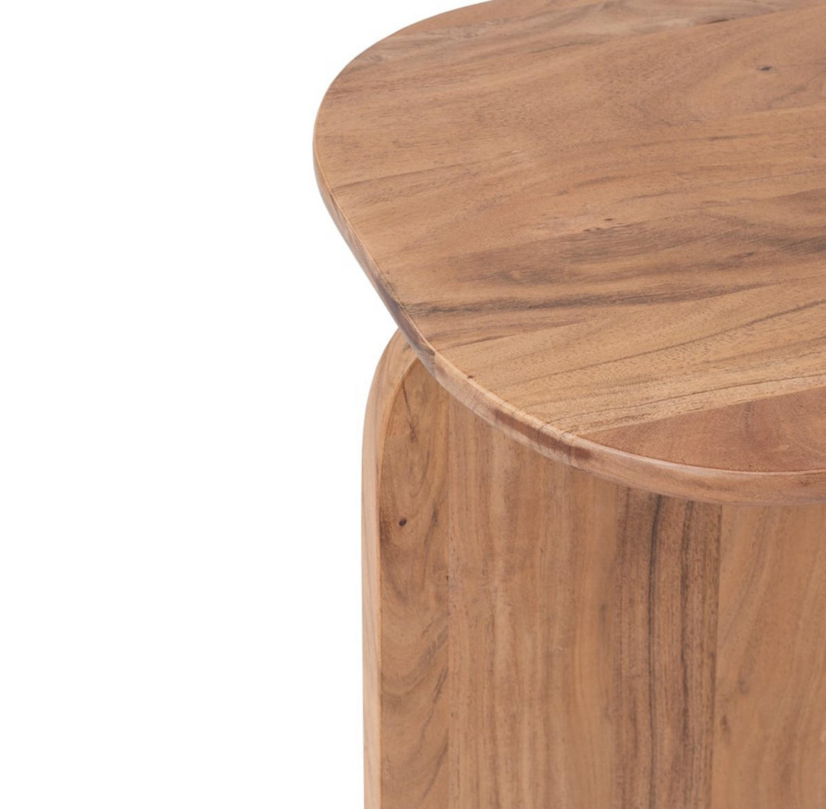 BEISTELLTISCH 45/50/40 cm Akazie vollmassiv Naturfarben quadratisch  - Naturfarben, KONVENTIONELL, Holz (45/50/40cm) - Livetastic