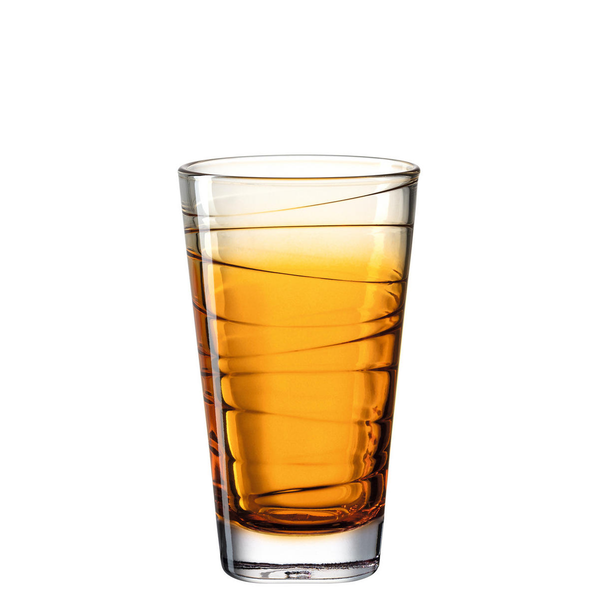 GLÄSERSET Vario 6-teilig  - Orange, Design, Glas (280ml) - Leonardo