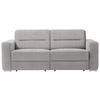 SCHLAFSOFA in Hellgrau  - Hellgrau, KONVENTIONELL, Textil/Metall (202/86/92cm) - Sedda