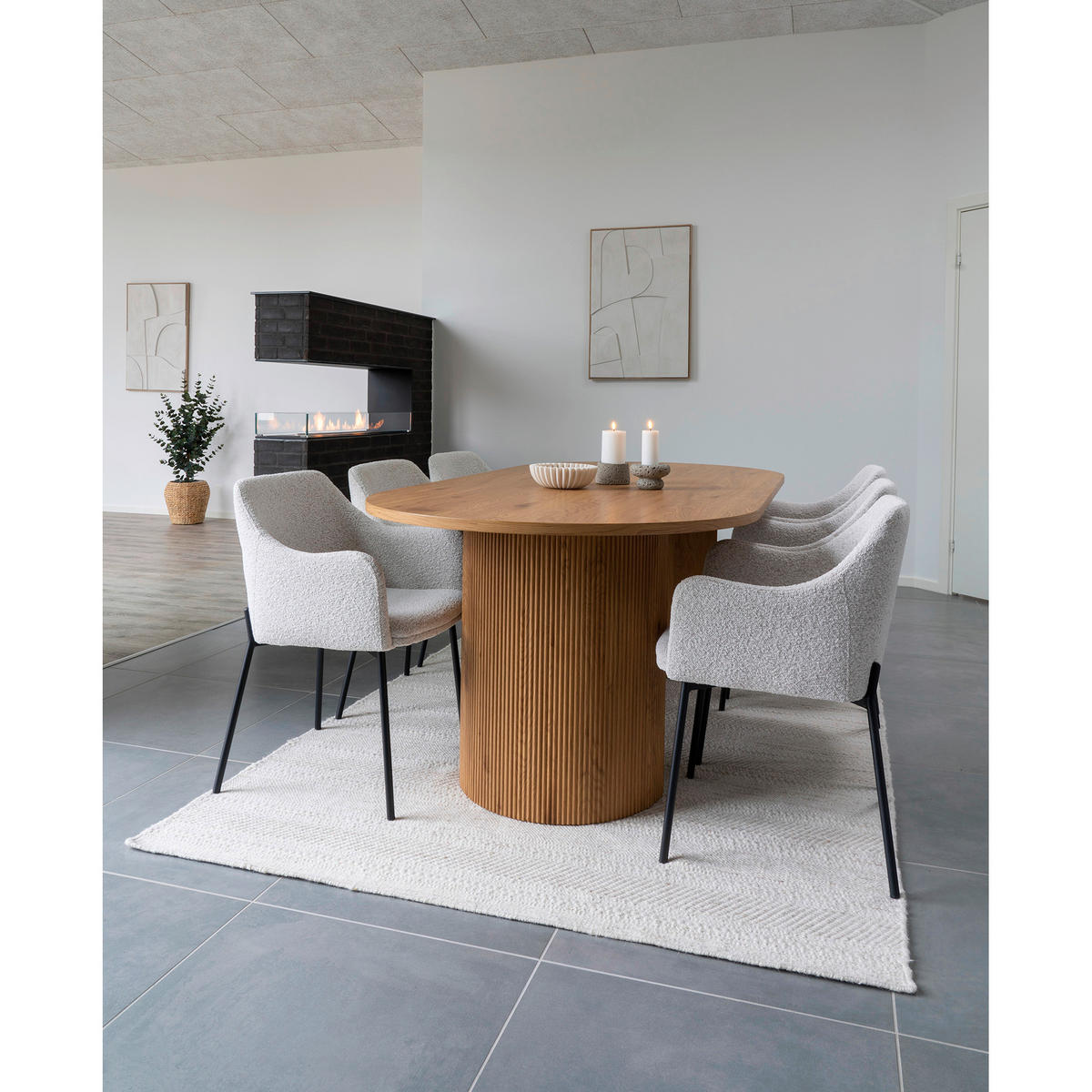 BILD  - Weiß/Naturfarben, Design, Textil (60/90/3cm)