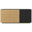 SIDEBOARD 181/84/40 cm  - Wildeiche/Anthrazit, Natur, Holz/Holzwerkstoff (181/84/40cm) - Dieter Knoll