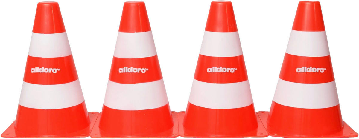 PYLONE - Orange/Weiß, Basics, Kunststoff (20,5/12/12cm) - alldoro