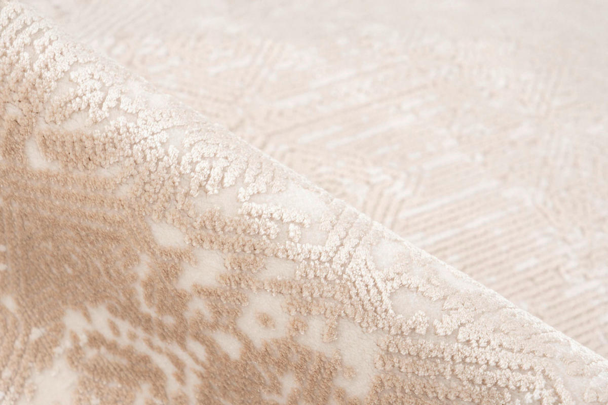 FLACHWEBETEPPICH  Wohnzimmer 120/170 cm Venezia Beige rechteckig  - Beige, LIFESTYLE, Textil (120/170cm) - Batucci
