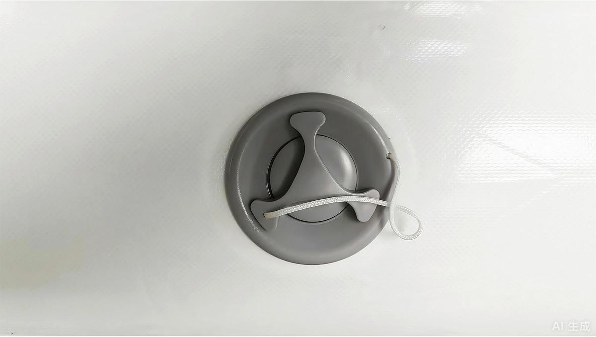 GYMNASTIKMATTE AIR BOARD  - Türkis/Weiß, MODERN, Kunststoff (100/60/10cm)