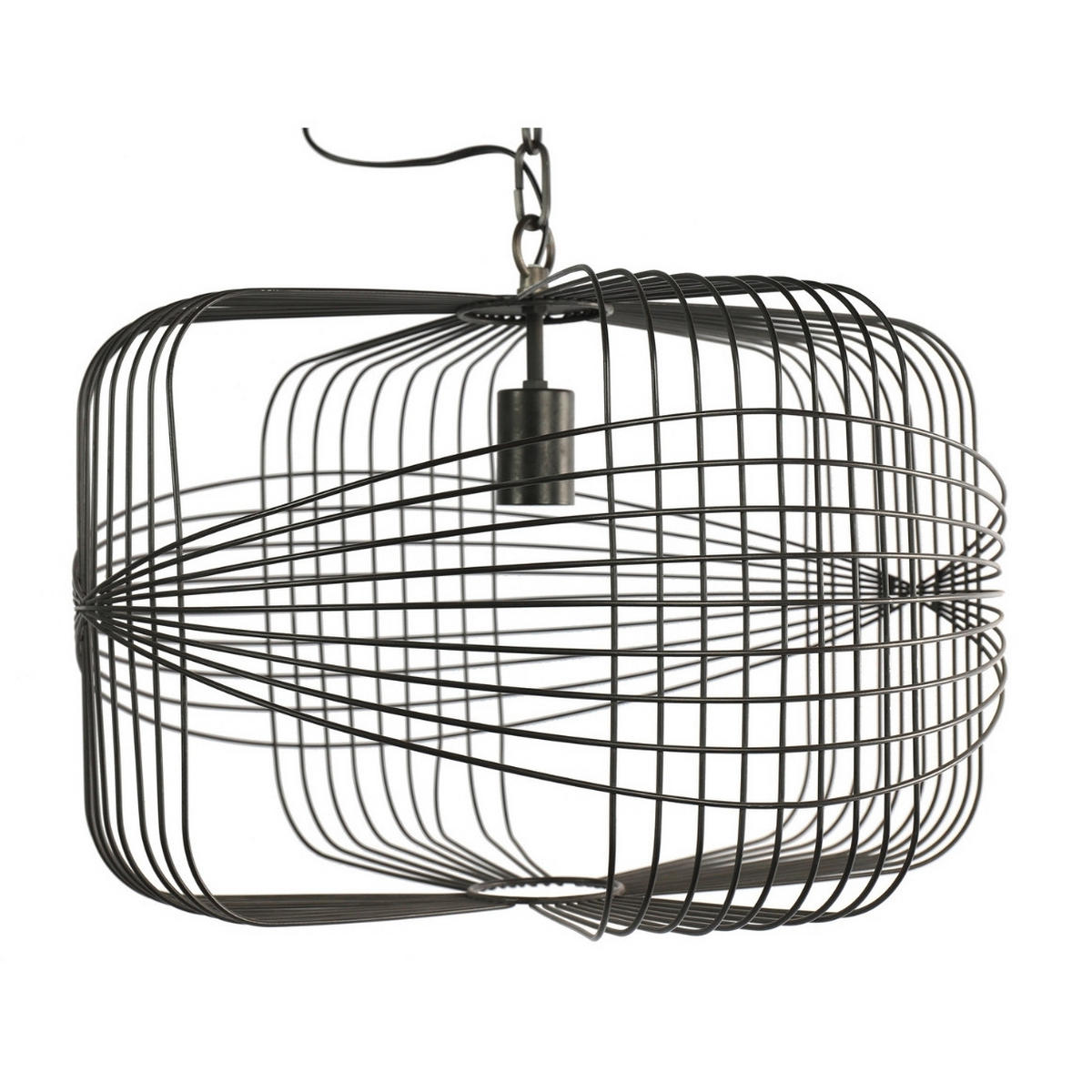 SVJETILJKA VISEĆA  - crna, Basics, metal (50/50/33cm)